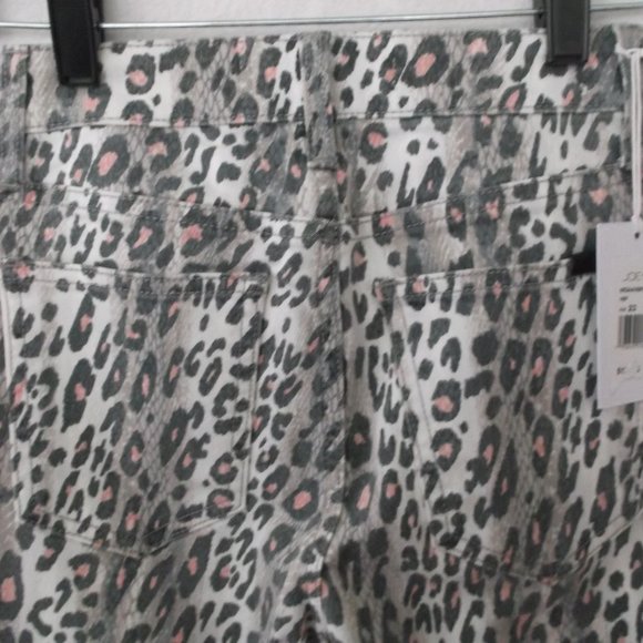NWT - Joe's The Charlie High Rise Skinny Ankle Animal Print Jeans  Size 23 - Picture 12 of 14